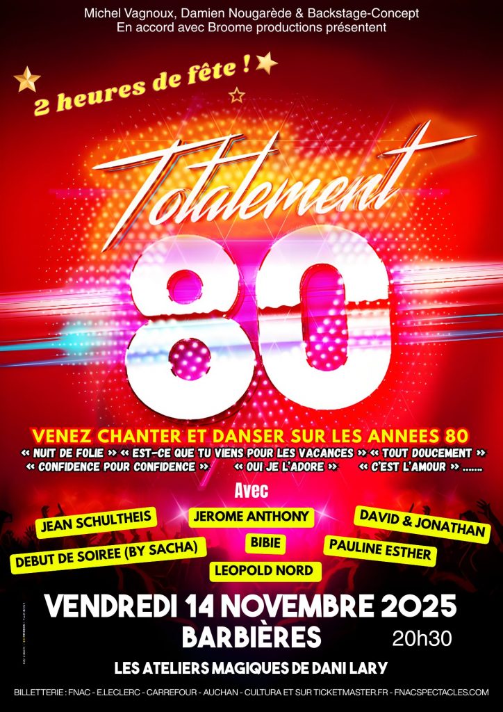 Les années 80 a barbières !