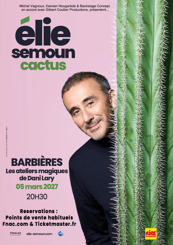 Elie Semoun en spectacle a Barbieres aux ateliers magiques a Barbières