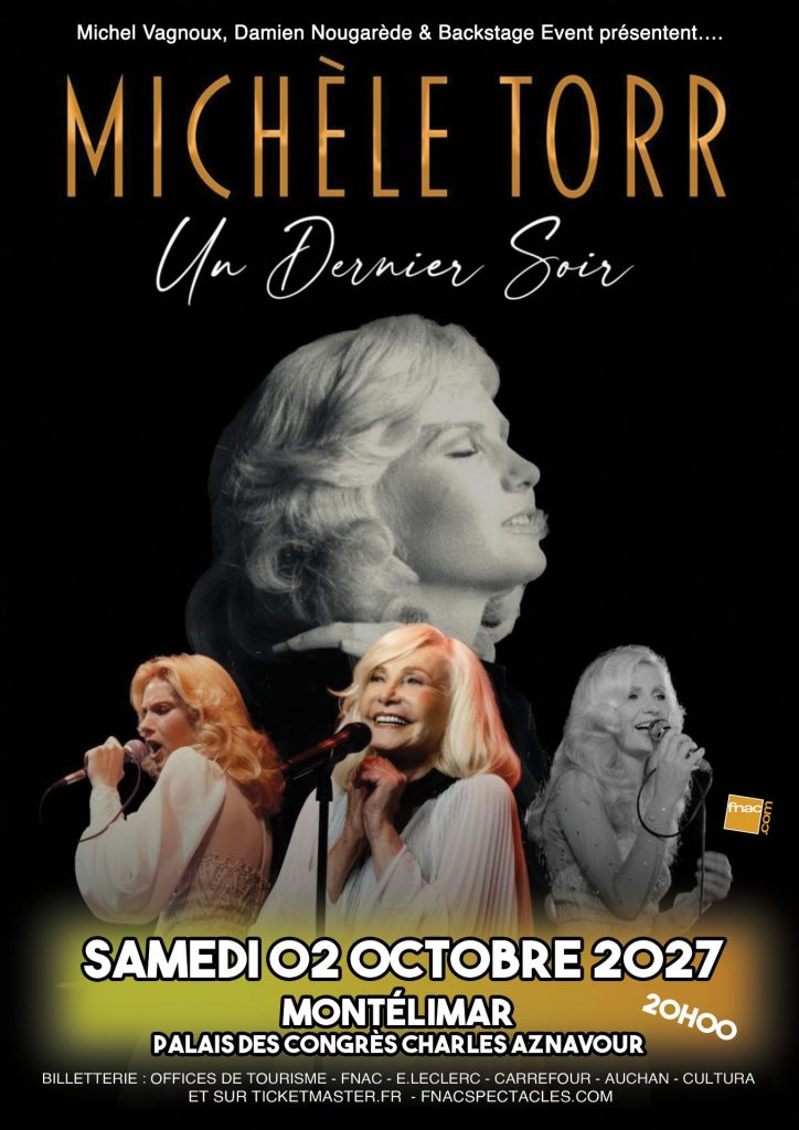 michele torr Montelimar palais des congres charles aznavour
