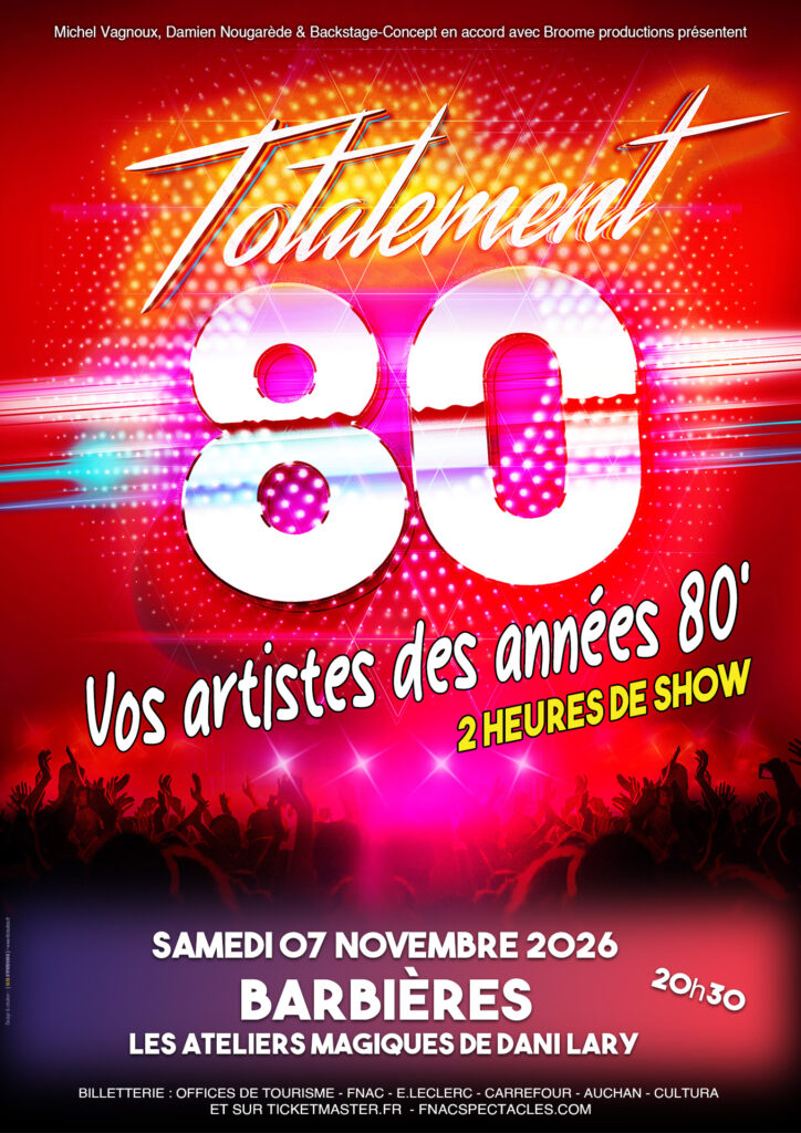 Vos artistes des années 80